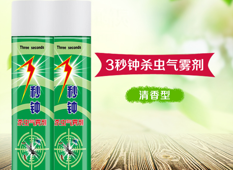 3秒钟 杀虫气雾剂